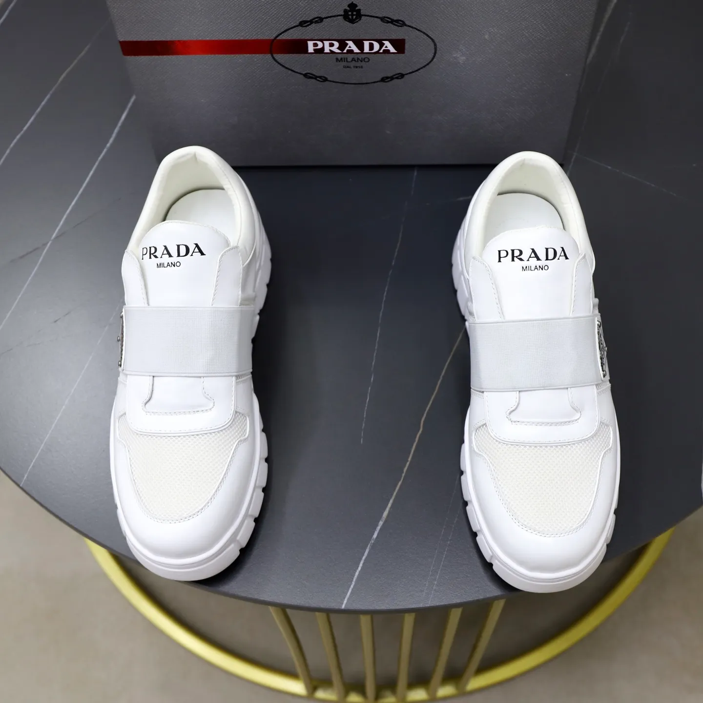 Ex-factory price 560💰[PRADA] Men's shoes are popular in the counter, official website synchronization, 1 high-quality shipment ✔️Original cowhide + cowhide lining, 1🆚1 replica, original sole, 38-45 (45 customized, non-refundable)
